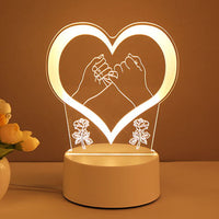 3D Acrylic USB LED Night Light | Neon Sign Room Decor & Gift Lamp – DecoRight