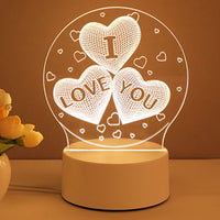 3D Acrylic USB LED Night Light | Neon Sign Room Decor & Gift Lamp – DecoRight