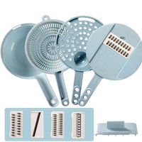 DecoRight 8-in-1 Mandoline Slicer | Vegetable Cutter with Strainer & Grater