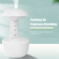 DecoRight Anti-Gravity Air Humidifier | Silent Cool Mist Maker & Stress Relief Aroma Diffuser