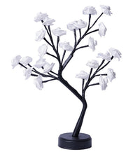 Flower Tree Rose Table Lamp | USB Fairy Night Light for Home & Gifts – DecoRight