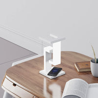 DecoRight Floating Wireless Charging Table Lamp | Creative Suspension Balance Lamp
