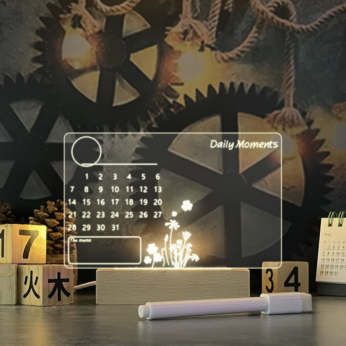 DecoRight Creative LED Note Board Night Light USB Message Board Lamp Gift |
