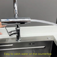 DecoRight Brass Kitchen Faucet – Modern Single Handle Sink Mixer Tap