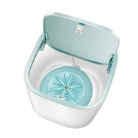 DecoRight Mini Laundry Bucket Washer – Portable Turbo Washing Machine for Dorm, Underwear & Socks