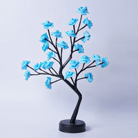 Flower Tree Rose Table Lamp | USB Fairy Night Light for Home & Gifts – DecoRight