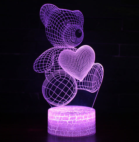 DecoRight 3D Acrylic LED Night Light | USB Neon Sign Lamp for Home & Gifts