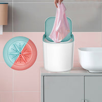 DecoRight Mini Laundry Bucket Washer – Portable Turbo Washing Machine for Dorm, Underwear & Socks