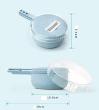 DecoRight 8-in-1 Mandoline Slicer | Vegetable Cutter with Strainer & Grater