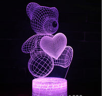 DecoRight 3D Acrylic LED Night Light | USB Neon Sign Lamp for Home & Gifts