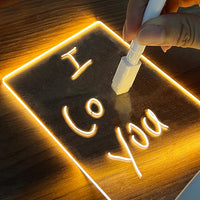 DecoRight Creative LED Note Board Night Light USB Message Board Lamp Gift |