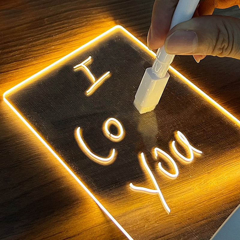 DecoRight Creative LED Note Board Night Light USB Message Board Lamp Gift |
