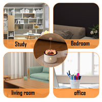 DecoRight Volcano Essential Oil Diffuser | Ultrasonic Flame Jellyfish Humidifier 350ML