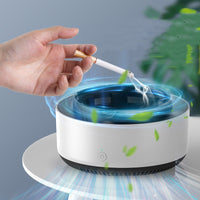 DecoRight Portable Smokeless Ashtray with Air Purification | Odor Eliminating Car & Home Gadget