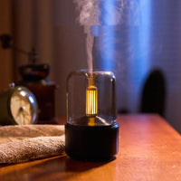 Candlelight Aroma Diffuser USB Portable Humidifier with LED Night Light | DecoRight