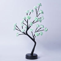 Flower Tree Rose Table Lamp | USB Fairy Night Light for Home & Gifts – DecoRight