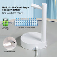 DecoRight Electric Water Bottle Dispenser | Rechargeable Gallon Desk Pump