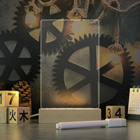 DecoRight Creative LED Note Board Night Light USB Message Board Lamp Gift |